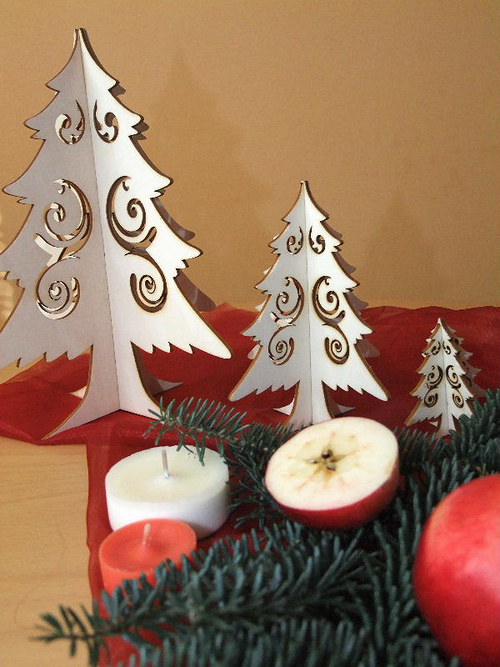 Vánoční stromek, stromeček- FILIGRÁN 7 cm — foto 2