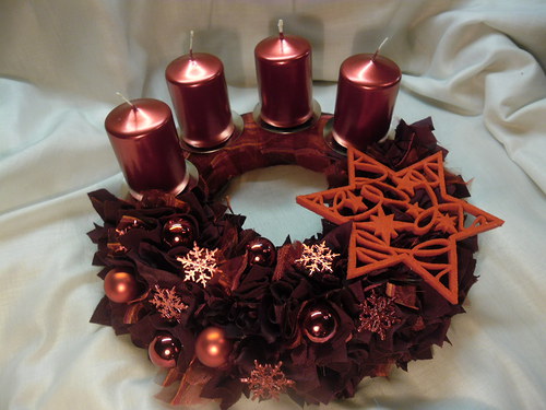 Adventní červený s bordo — foto 3