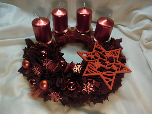 Adventní červený s bordo — foto 5