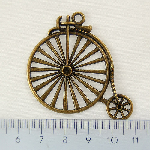 Velociped, bronzová barva - 1ks — foto 2