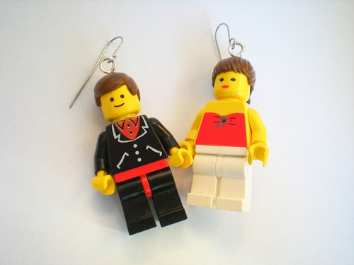 Naušnice s lego panáčky — foto 2