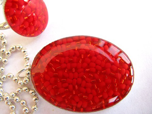 Red loveliness - prstýnkový set — foto 2
