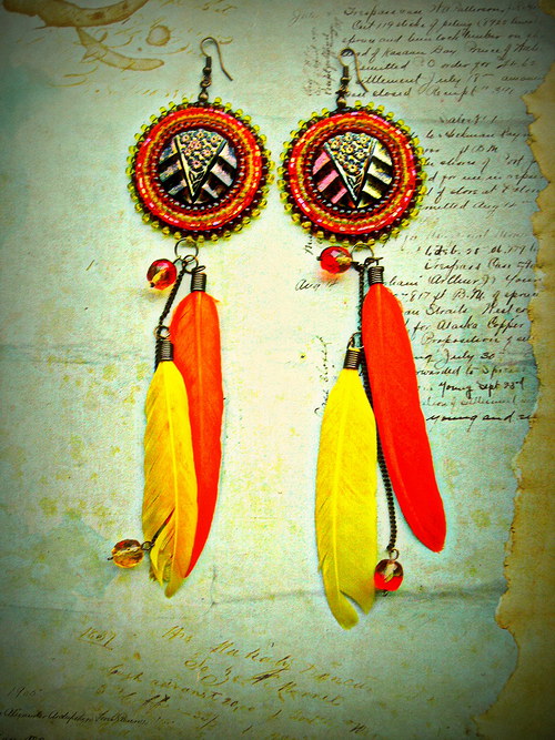 Ethnic ... with feathers n.3 — foto 2