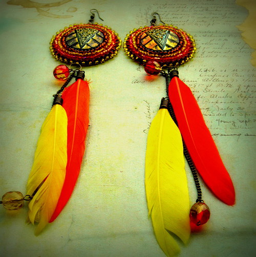 Ethnic ... with feathers n.3 — foto 3