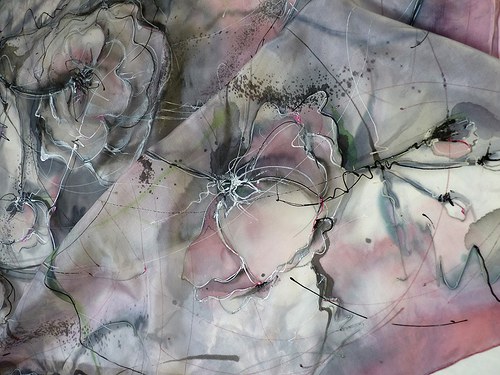 Hedv.šátek "Růže", 90x 90 cm, rezervace — foto 4