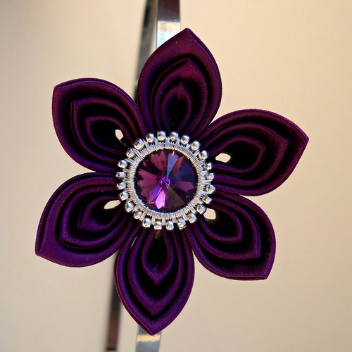 Kanzashi čelenka Mina — foto 6