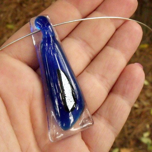 Skleněný šperk "ROYAL BLUE" — foto 2