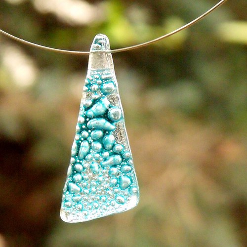Skleněný šperk "WATER" — foto 3
