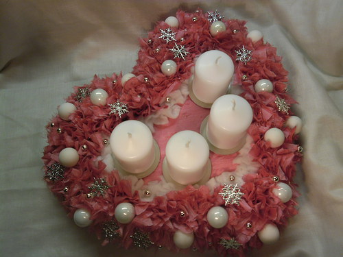 Adventní růžové srdce - na přání — foto 4