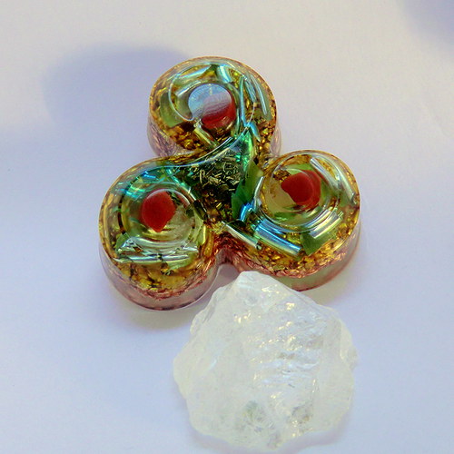 Orgonit * Amulet(1)* Triskel s jaspisem*Láska* — foto 6