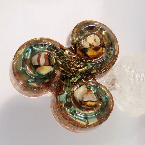 Orgonit * Amulet(3)* Triskel s Jaspisem — foto 5