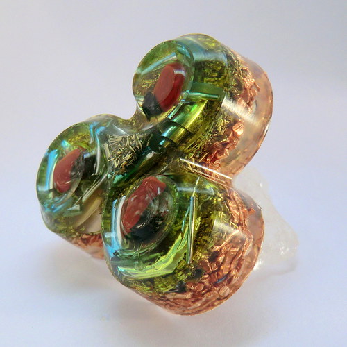 Orgonit * Amulet(5)* Triskel s jaspisem*Láska* — foto 2