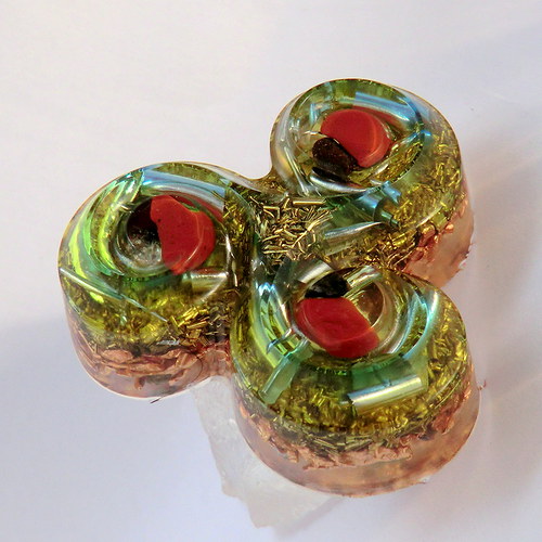 Orgonit * Amulet(5)* Triskel s jaspisem*Láska* — foto 4
