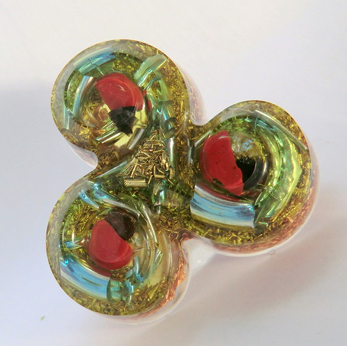 Orgonit * Amulet(5)* Triskel s jaspisem*Láska* — foto 6