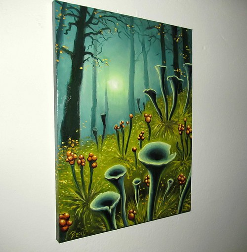 Nezemě - olejomalba 40 x 30 cm — foto 2