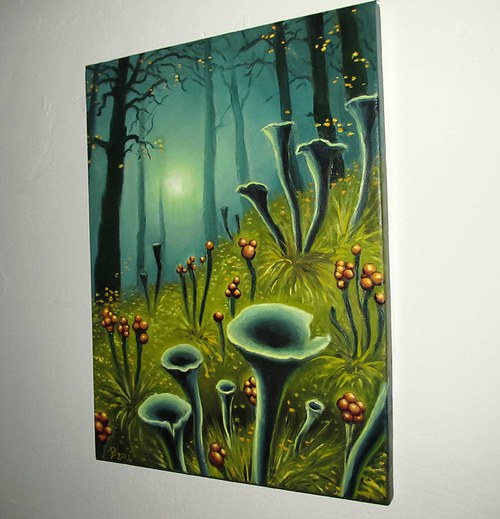 Nezemě - olejomalba 40 x 30 cm — foto 3