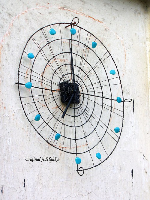 Spirála ... drátované hodiny — foto 3