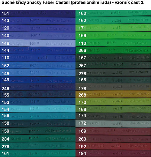 Umělecké suché pastely Polychromos - 115 odstínů — foto 2