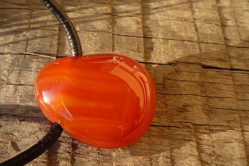 Vrtaný karneol č. L8006 — foto 2