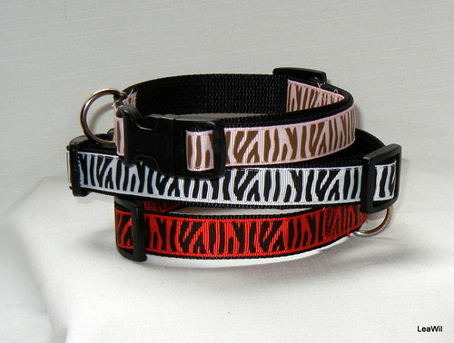 Obojek ryps 2cm divoká zebra — foto 2