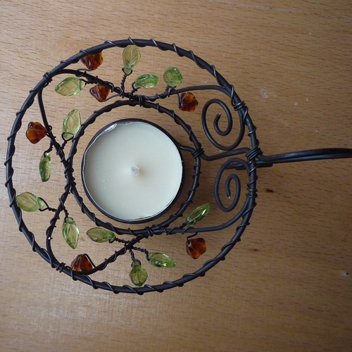 Svícen s topasovými kvítky — foto 3