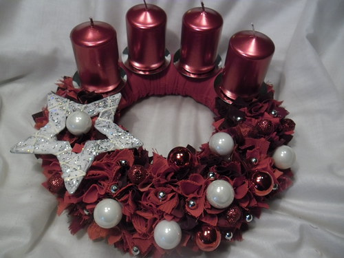Adventní červenostříbrný — foto 2