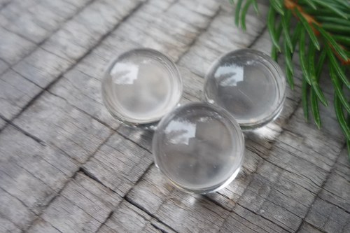 Kulička 10 mm - křišťál č. L8077 — foto 2