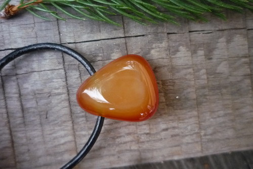 Vrtaný karneol č. L8101 — foto 2