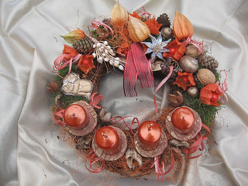 Věnec ADVENTNÍ barevný — foto 2