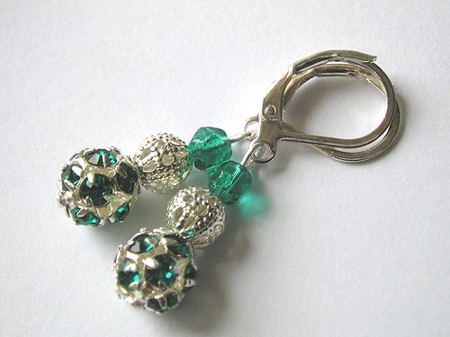 Šatonové náušnice Blue Zircon.. — foto 2