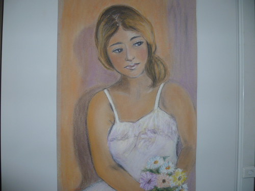 Dívka s květy — foto 2