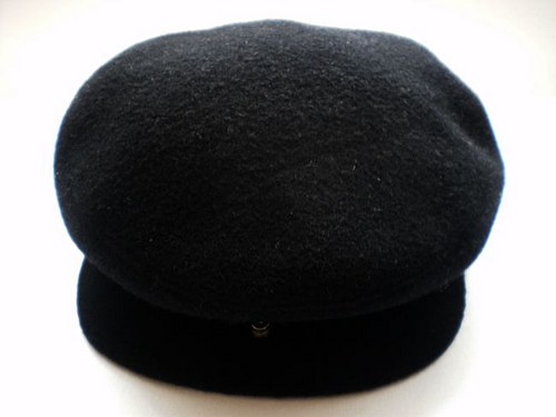 Filcový baret - čierny — foto 3