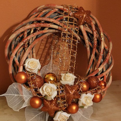 Věnec na dveře měděný — foto 4