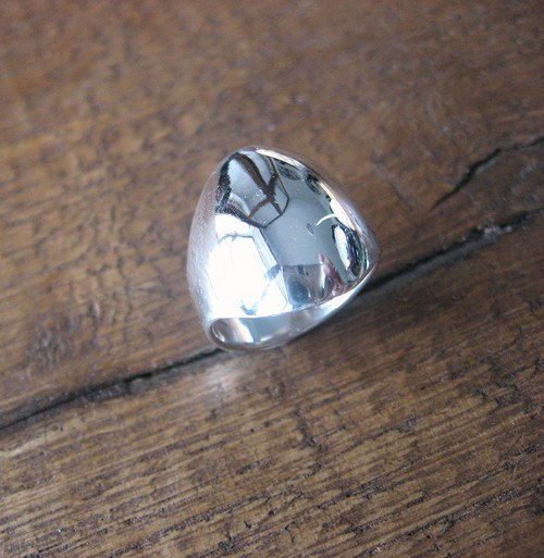 Wild silver VI. - prsten celostříbrný atypický. — foto 4