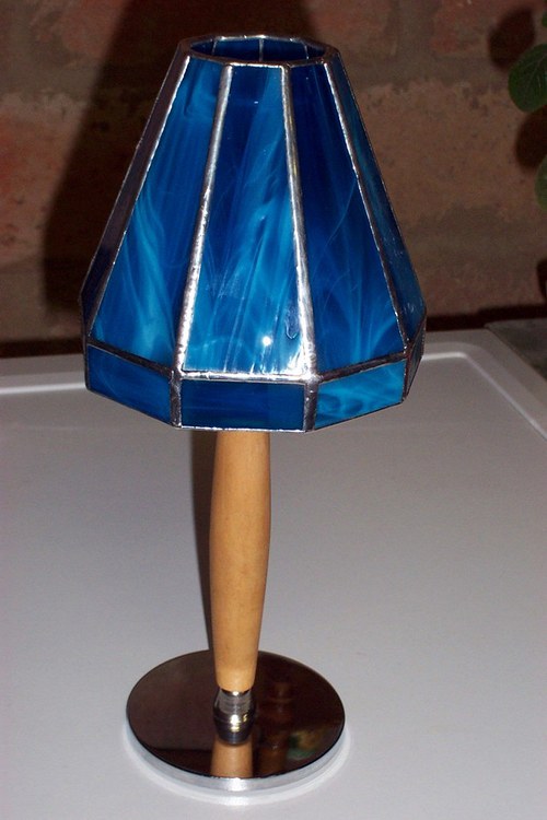 Tiffany lampička "Oceán" — foto 3