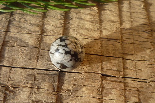 Kulička 10 mm -obsidián č. L8143 — foto 2