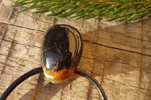 Vrtaný onyx/sardonyx č. L8152 — foto 3