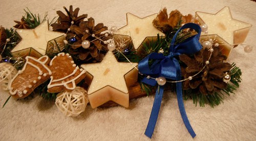 Adventní svícen - hvězdičkový — foto 2