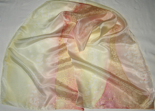 Růžovožlutý 40x150cm — foto 3