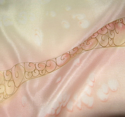 Růžovožlutý 40x150cm — foto 4