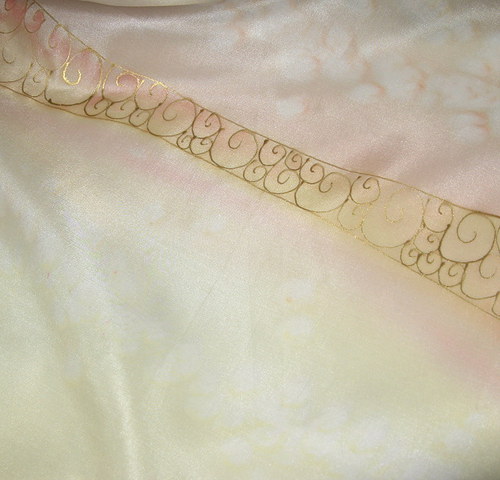 Růžovožlutý 40x150cm — foto 5