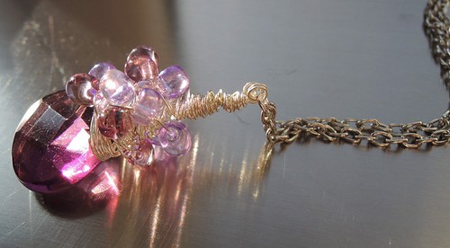 Cherry quartz náhrdelníček — foto 2