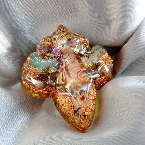 Orgonit 5*Lilie ,,Fleur de lis,, pro BÝKA — foto 4