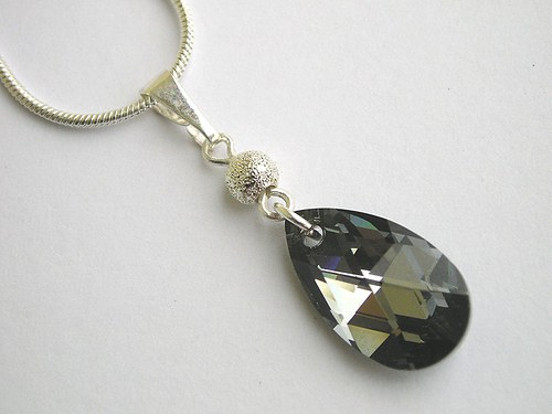 Swarovski kapky Silver Night.. — foto 3