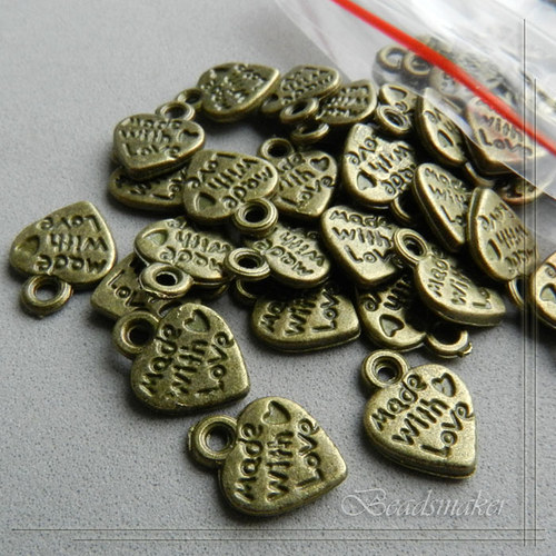Přívěsek Srdce - 5 ks — foto 2