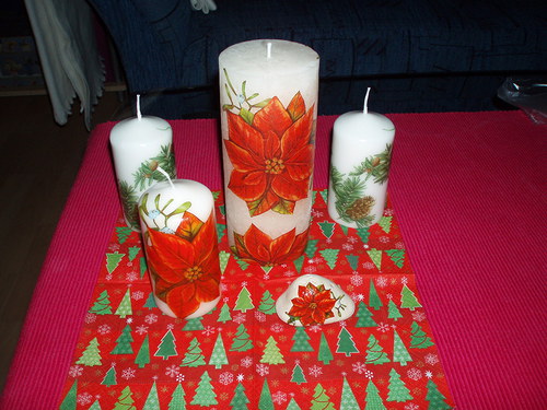 Oblázek s vánoční hvězdou — foto 3