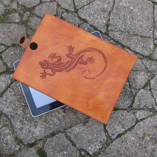 Obal na tablet Gecko sadle tan — foto 2