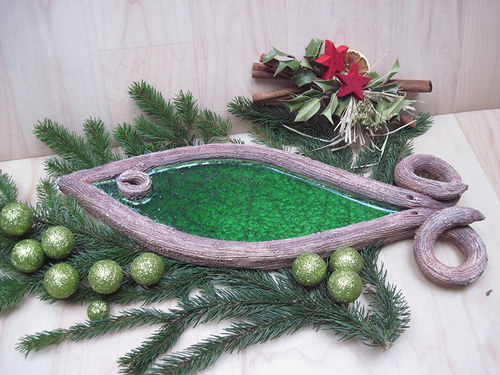Vánoční rybka - adventní svícen — foto 3