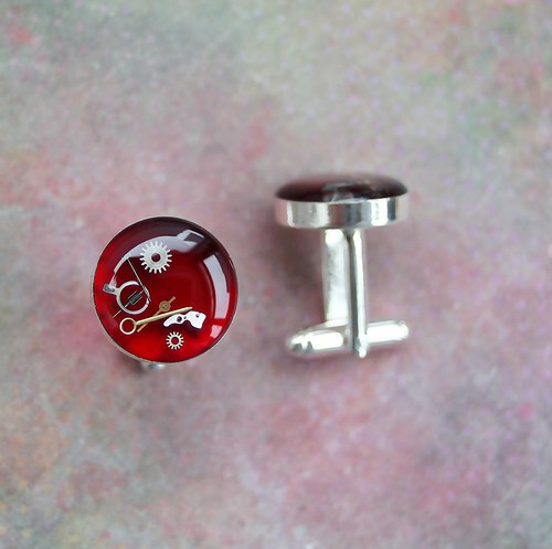 Manžetové knoflíčky /red/ — foto 2