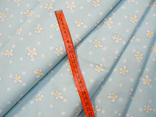 Flanel kvety na modrom — foto 2
